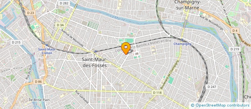 localisation de l'entreprise STYL'DIFFUSION  SAINT-MAUR-DES-FOSSES