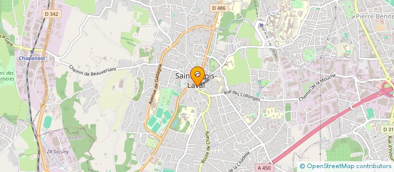 localisation de l'entreprise STYL ET ARTS  SAINT-GENIS-LAVAL