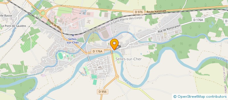 localisation de l'entreprise STYL FORMATION  SELLES-SUR-CHER