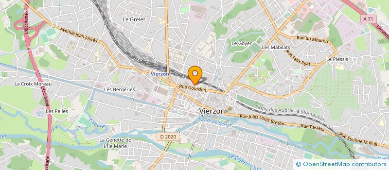 localisation de l'entreprise STYL'FRANCE à VIERZON