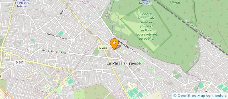 localisation de l'entreprise STYL'HAIR à LE PLESSIS-TREVISE