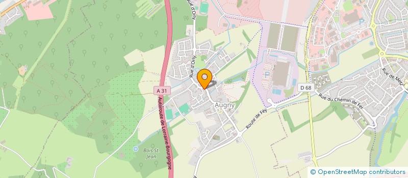 localisation de l'entreprise STYL'HAIR  AUGNY