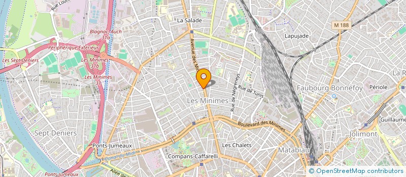 localisation de l'entreprise STYL'INE COIFFURE à TOULOUSE