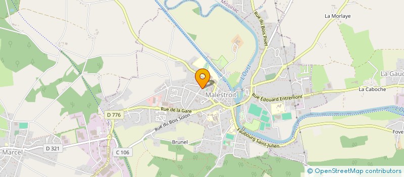 localisation de l'entreprise STYL'INOX  MALESTROIT