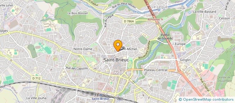 localisation de l'entreprise STYL'MARINE à SAINT-BRIEUC