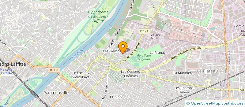 localisation de l'entreprise STYL METAL  SARTROUVILLE