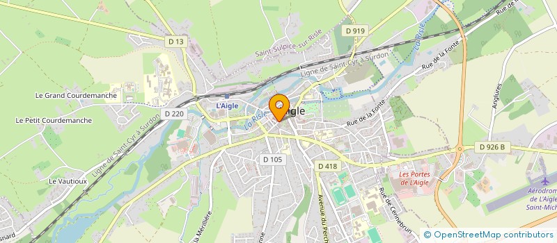 localisation de l'entreprise STYL'MOUSS à L'AIGLE