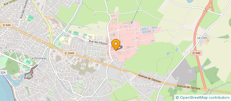 localisation de l'entreprise STYL' PARQUET  LES SABLES D'OLONNE