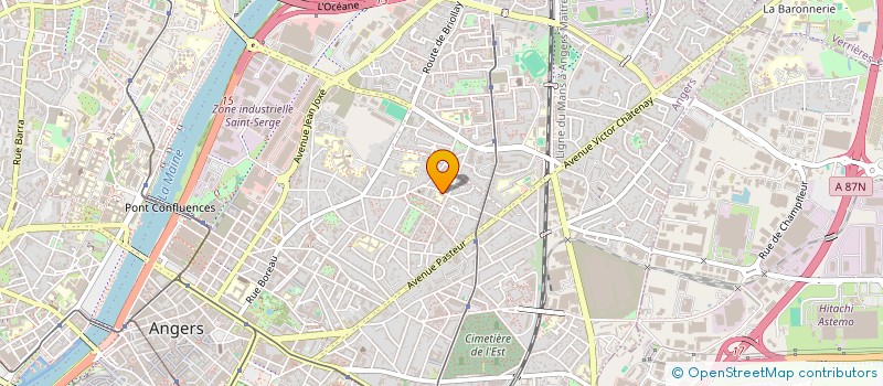 localisation de l'entreprise STYL PLAQUISTE STYL CARRELAGE  ANGERS