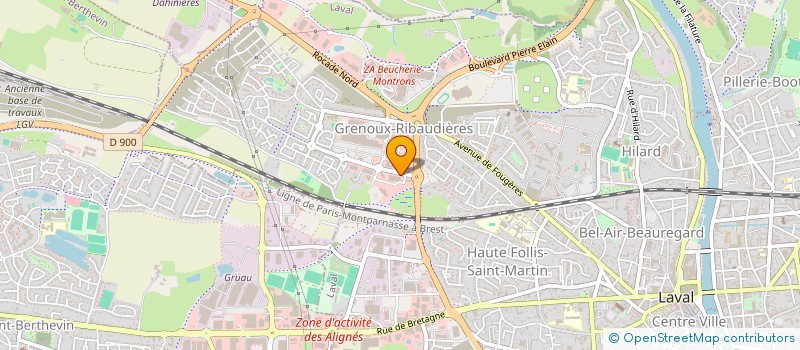 localisation de l'entreprise STYL PRESSING à LAVAL