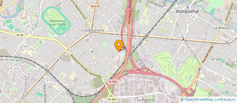 localisation de l'entreprise STYL PRESSING à MARCQ-EN-BARŒUL