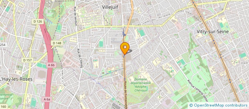 localisation de l'entreprise STYL'STAR  VILLEJUIF