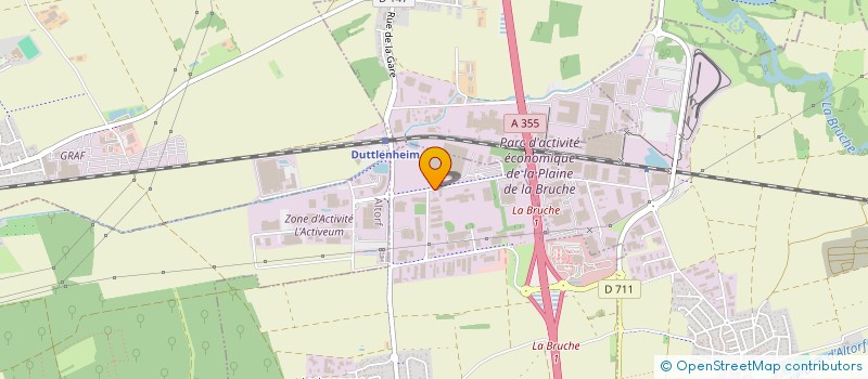 localisation de l'entreprise STYL'VERANDA  DUTTLENHEIM