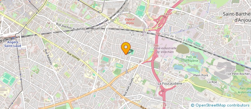 localisation de l'entreprise STYL1 à ANGERS