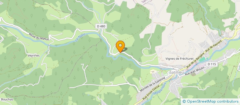 localisation de l'entreprise STYLBOX  SATILLIEU