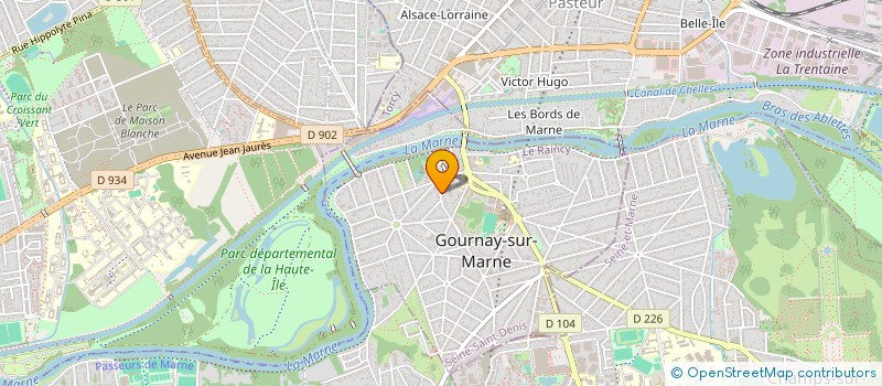 localisation de l'entreprise STYLDENTAL à GOURNAY-SUR-MARNE