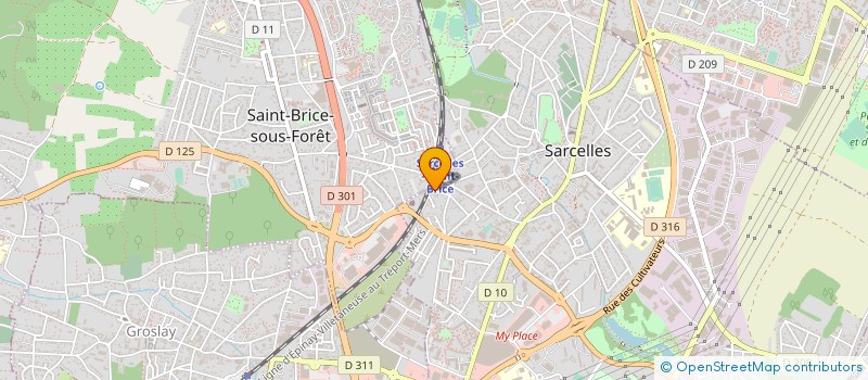 localisation de l'entreprise STYLE 2003  SARCELLES