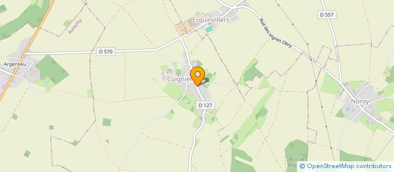 localisation de l'entreprise STYLE  CUIGNIERES