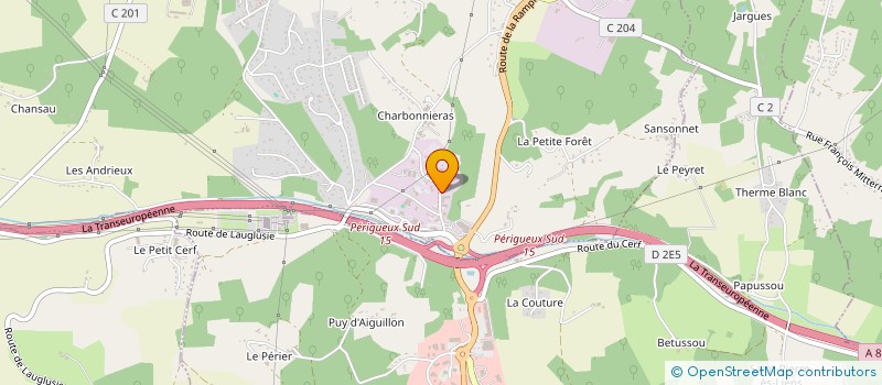 localisation de l'entreprise STYLE AUTOS à COULOUNIEIX CHAMIERS