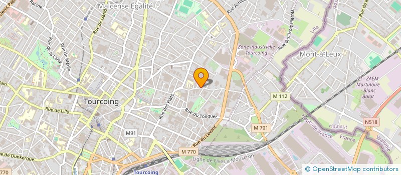 localisation de l'entreprise STYLE CARRELAGE  TOURCOING