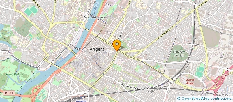 localisation de l'entreprise STYLE COIFF  ANGERS