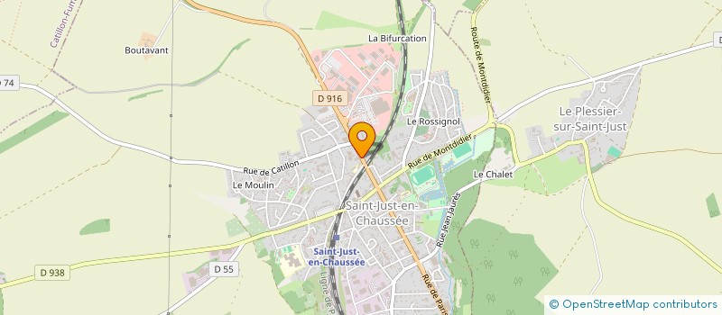 localisation de l'entreprise STYLE CONTROLE 2 à SAINT-JUST-EN-CHAUSSEE