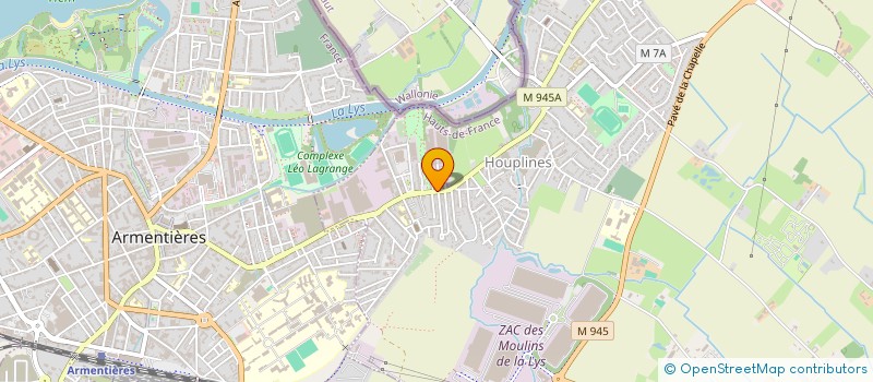 localisation de l'entreprise STYLE COUVERTURE  HOUPLINES