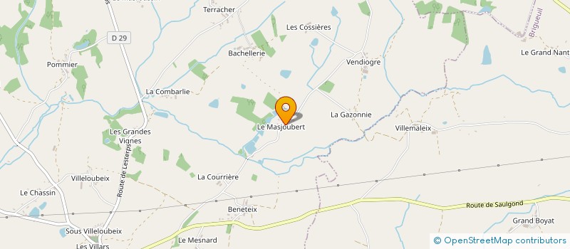 localisation de l'entreprise STYLE DE VIE à SAULGOND