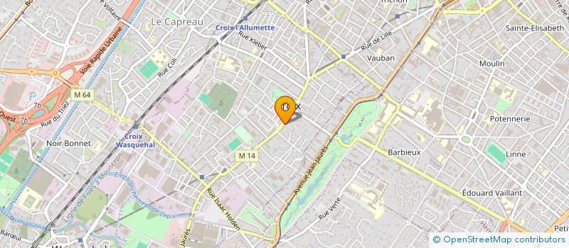 localisation de l'entreprise STYLE DE VIE  CROIX