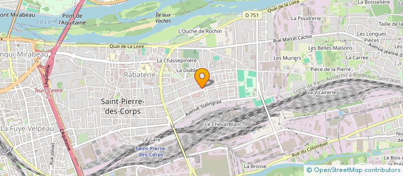 localisation de l'entreprise STYLE EN VOGUE  SAINT-PIERRE-DES-CORPS