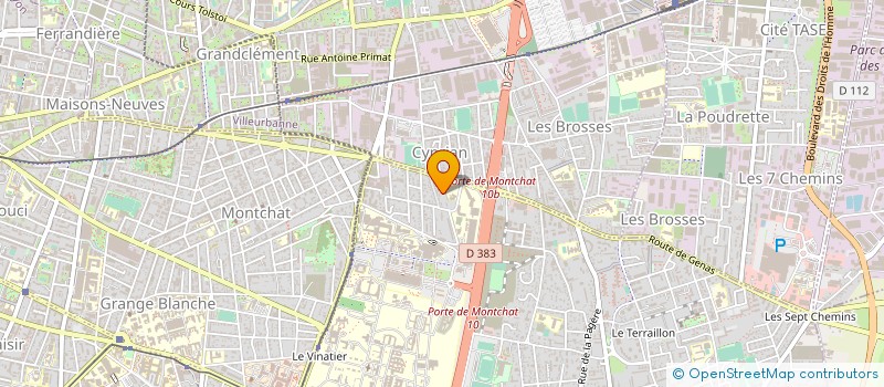 localisation de l'entreprise STYLE ENTREPRISE  BRON