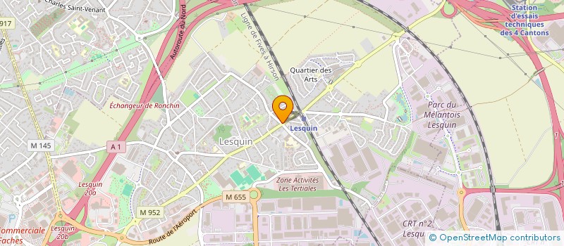 localisation de l'entreprise STYLE FLEURS à LESQUIN