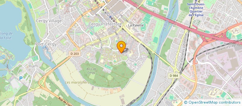 localisation de l'entreprise STYLE FRANCE  CERGY