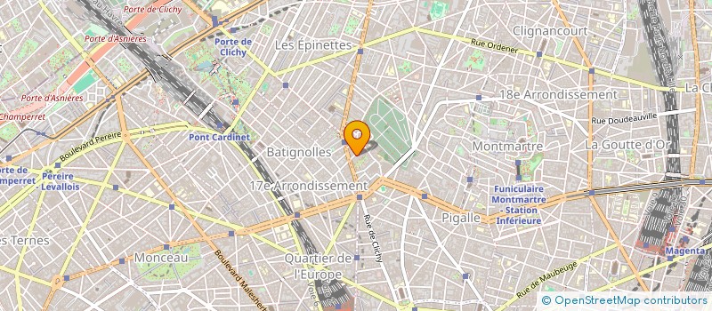 localisation de l'entreprise STYLE HOTEL à PARIS