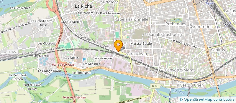 localisation de l'entreprise STYLE LI TOURAINE  TOURS
