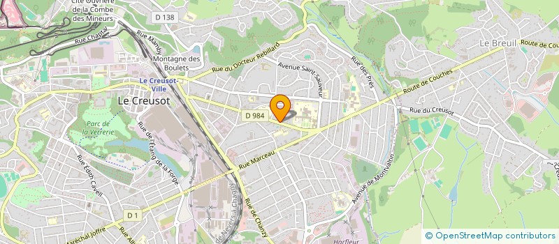 localisation de l'entreprise STYLE & MODE  LE CREUSOT