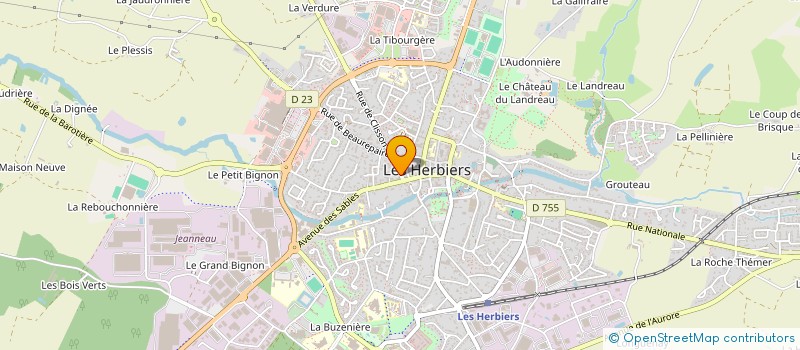 localisation de l'entreprise STYLE MODE ART à LES HERBIERS