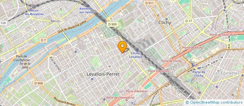 localisation de l'entreprise STYLE & PARFUMS à LEVALLOIS-PERRET