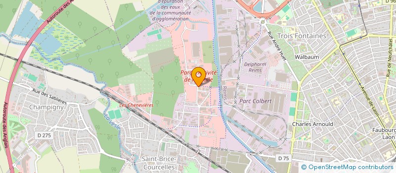 localisation de l'entreprise STYLE RECEPTION  SAINT-BRICE-COURCELLES