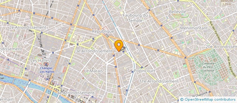 localisation de l'entreprise STYLE SARL  PARIS