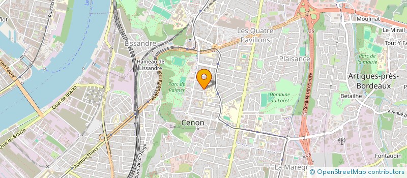 localisation de l'entreprise STYLE SERVICE  CENON