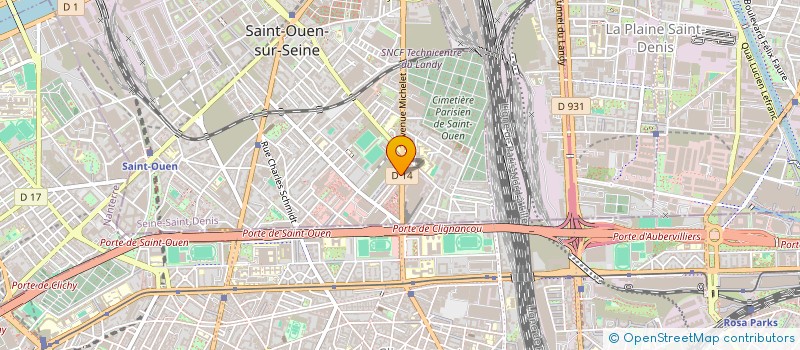 localisation de l'entreprise STYLE SPORT à SAINT-OUEN-SUR-SEINE