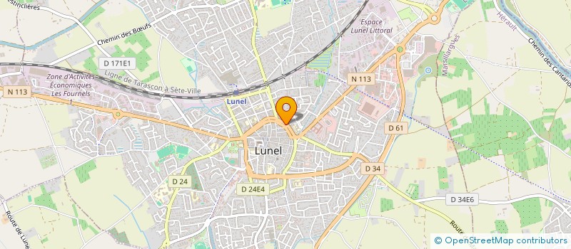 localisation de l'entreprise STYLE UP LUNEL à LUNEL