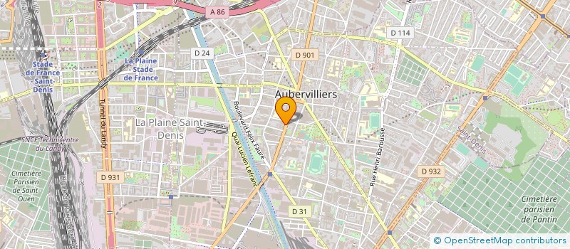 localisation de l'entreprise STYLE VECI à AUBERVILLIERS