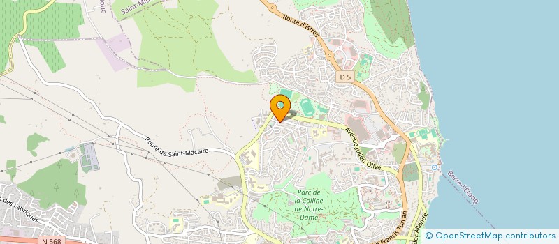 localisation de l'entreprise STYLECOIFF  MARTIGUES