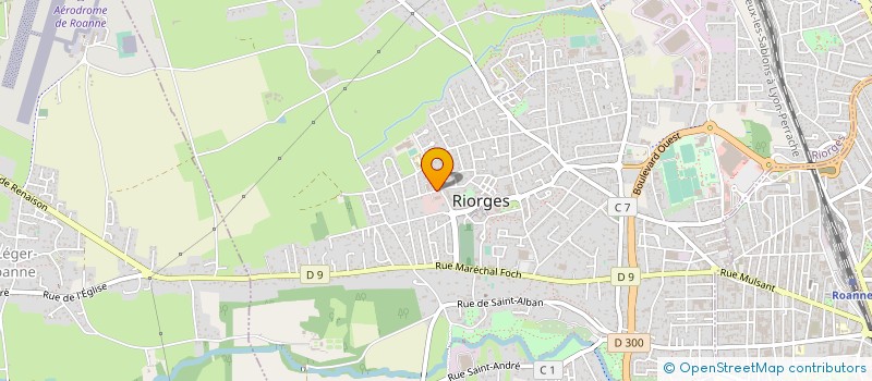 localisation de l'entreprise STYLEGRAFIC à RIORGES