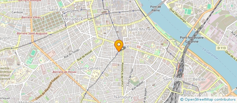 localisation de l'entreprise STYLES ET COULEURS  BORDEAUX