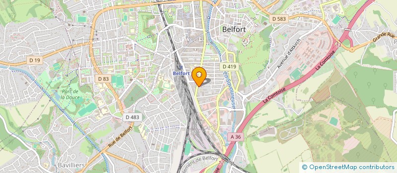 localisation de l'entreprise STYLES ET CREATION EURL  BELFORT