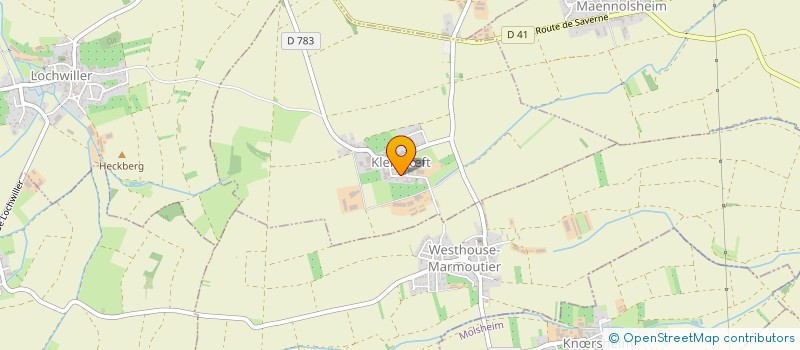 localisation de l'entreprise STYLES ET DECORS YVES BOUILLET  MARMOUTIER