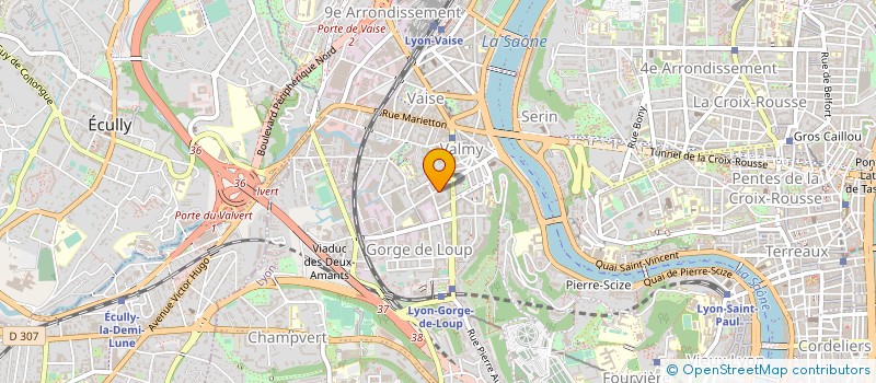 localisation de l'entreprise STYLEVA à LYON